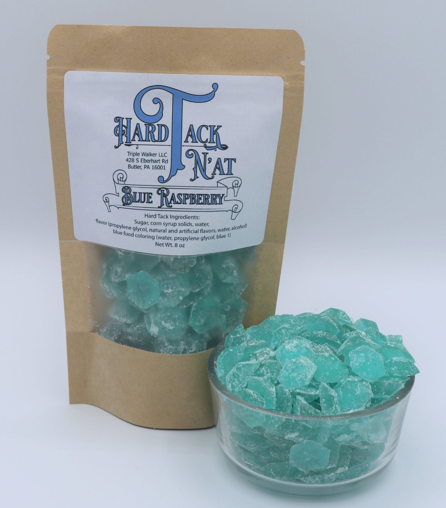 Blue Raspberry Hard Tack Candy