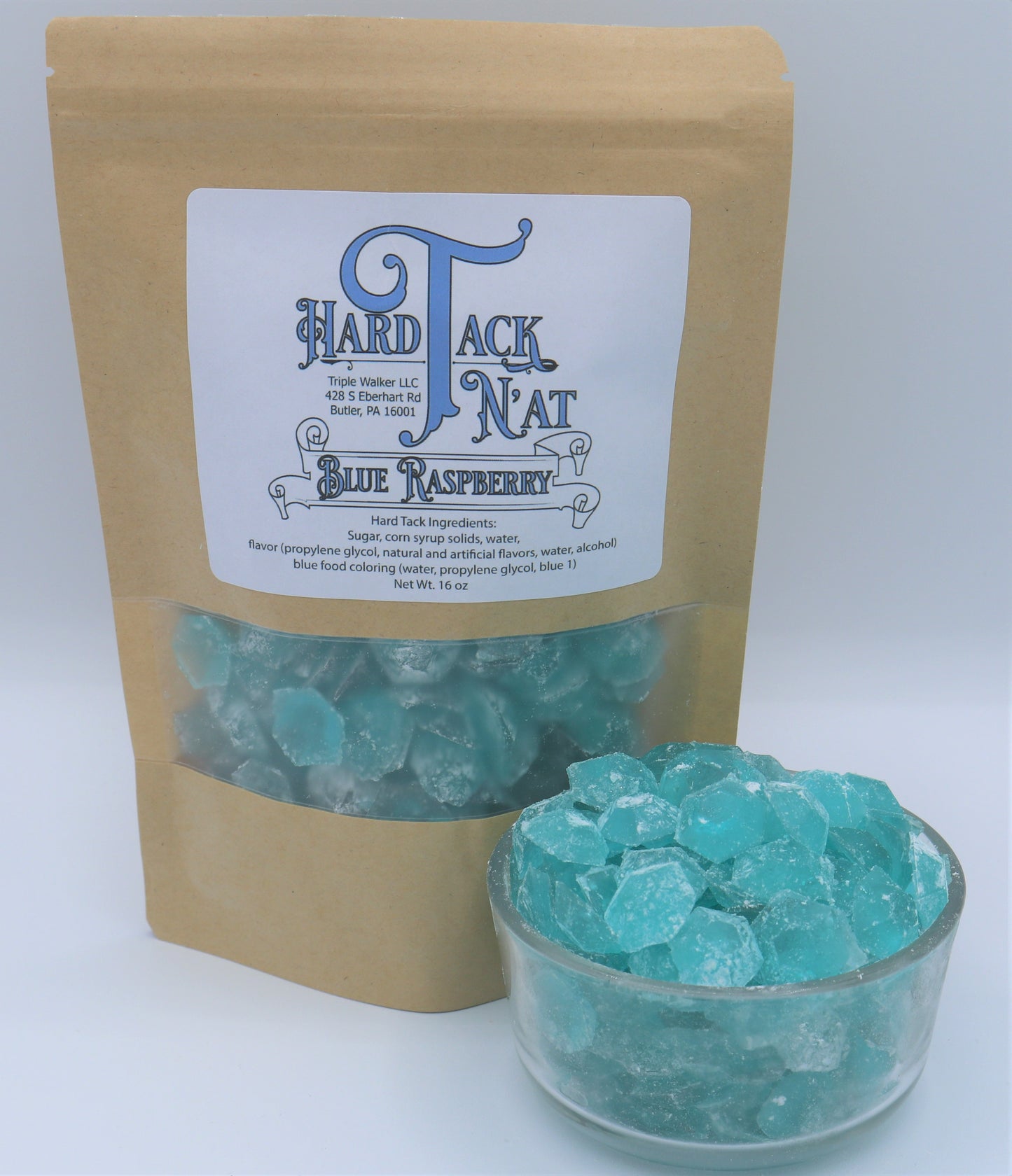 Blue Raspberry Hard Tack Candy