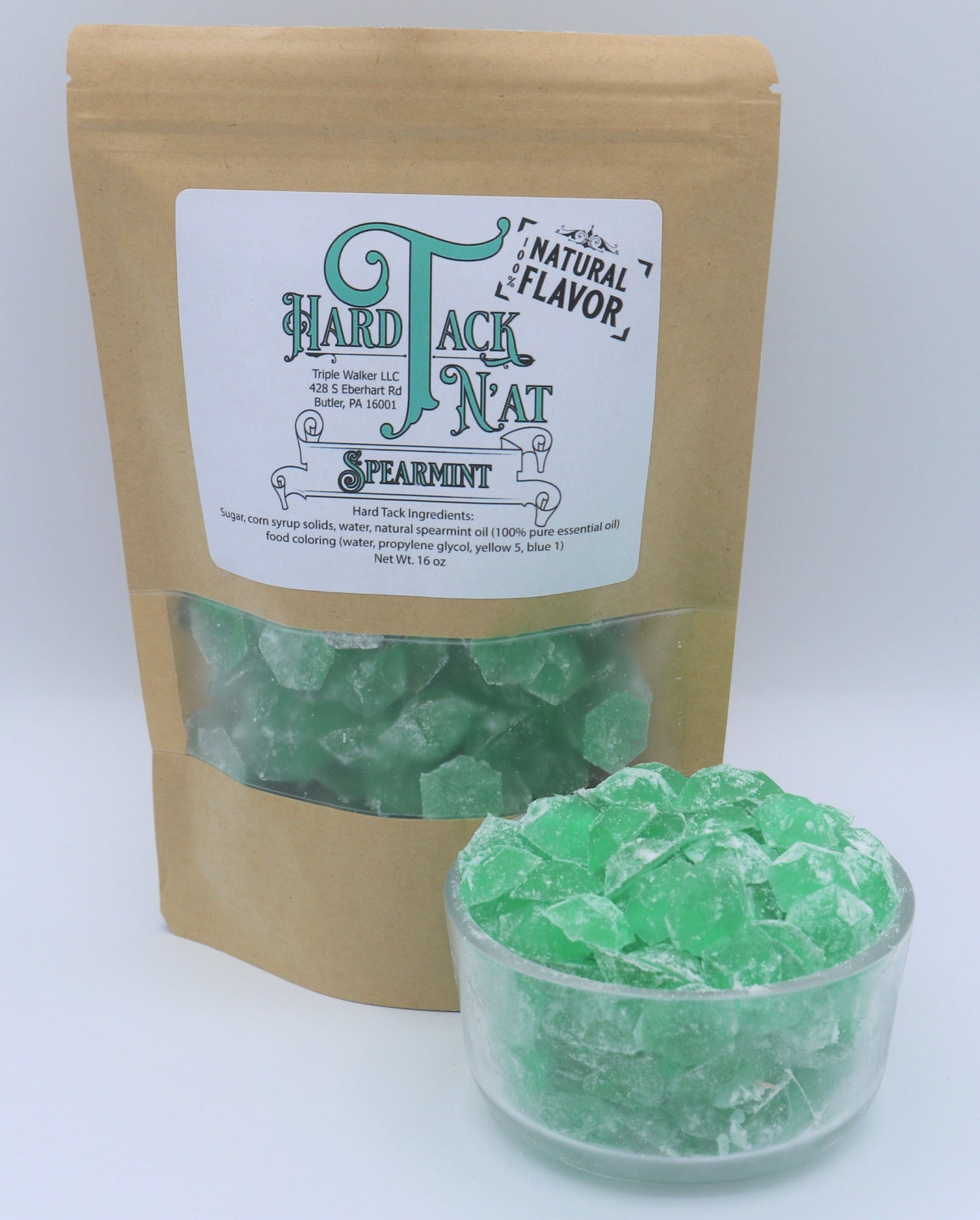 Spearmint Hard Tack Candy