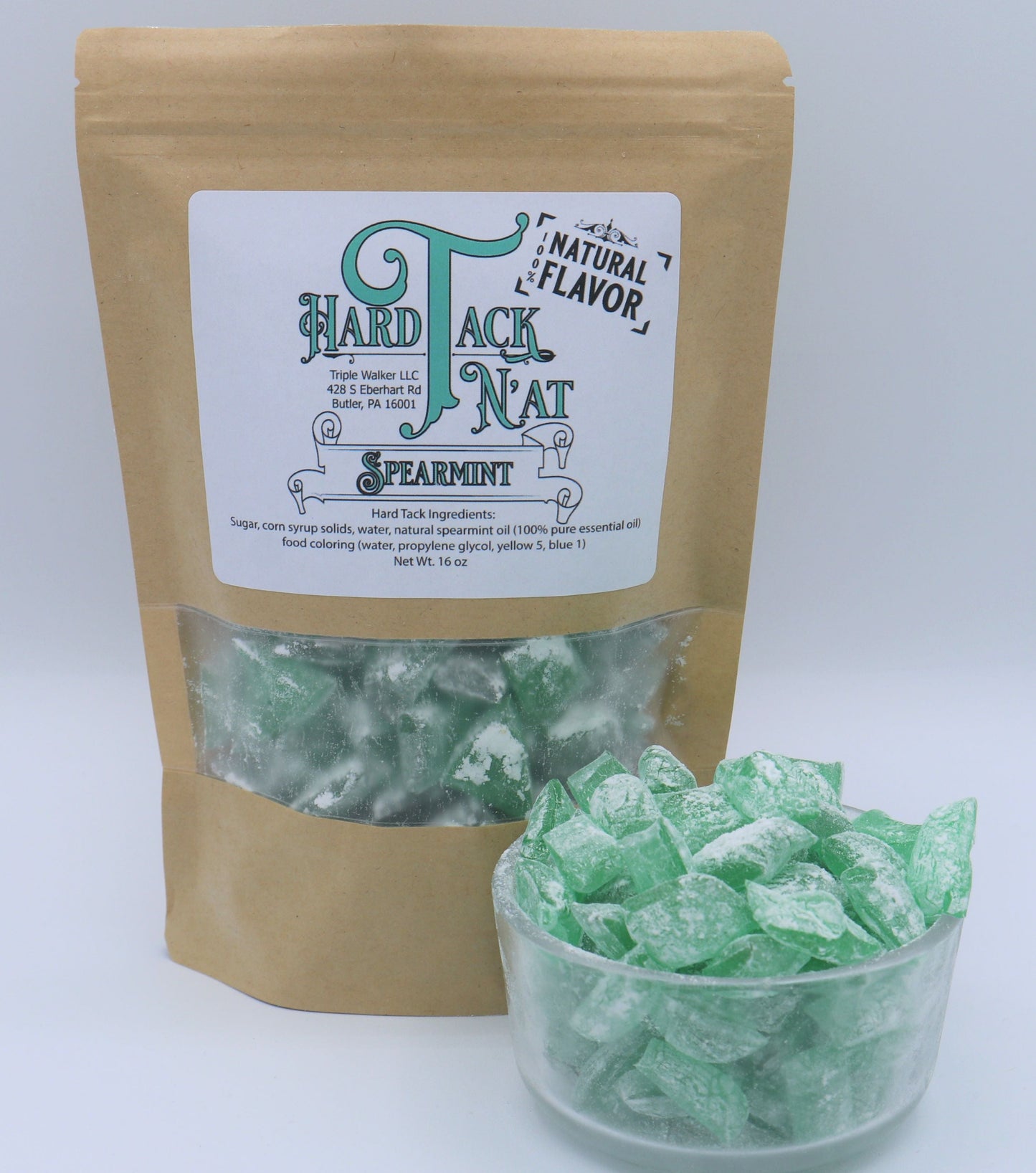 Spearmint Hard Tack Candy